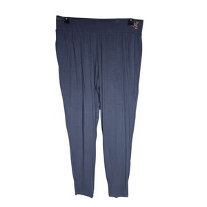 Crivit Size 12/14 Large Blue Relaxed Fit Pants Leggings NWT